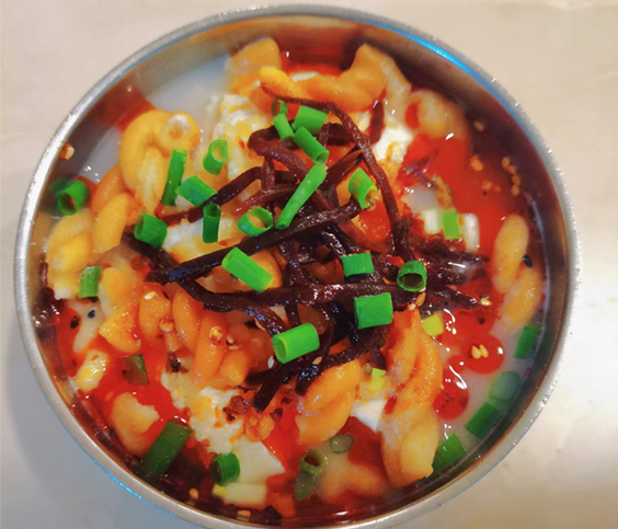 豆花泡馍特色小吃